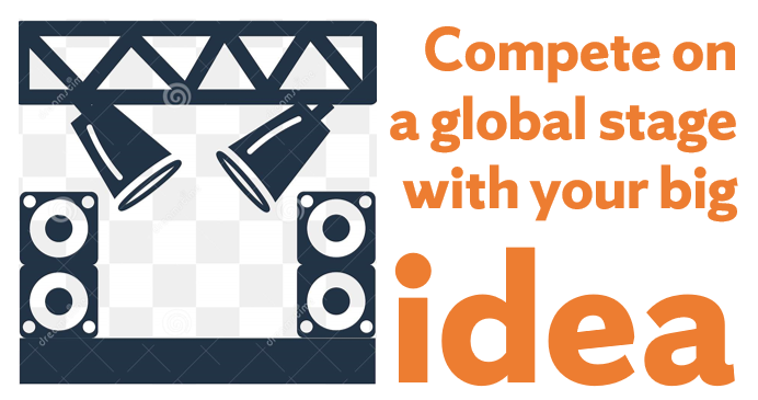 Compete on a global stage with your big idea poster