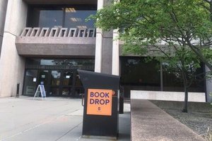 Book drop at Bird Library
