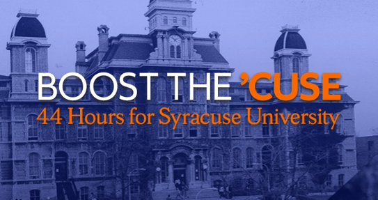 boost the cuse text over hall of languages photo
