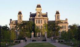 Hall of Languages on SU campus