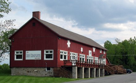 red building