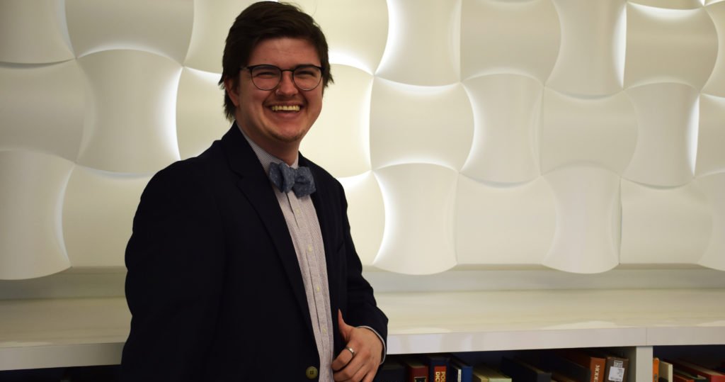 Jake deHahn in suit