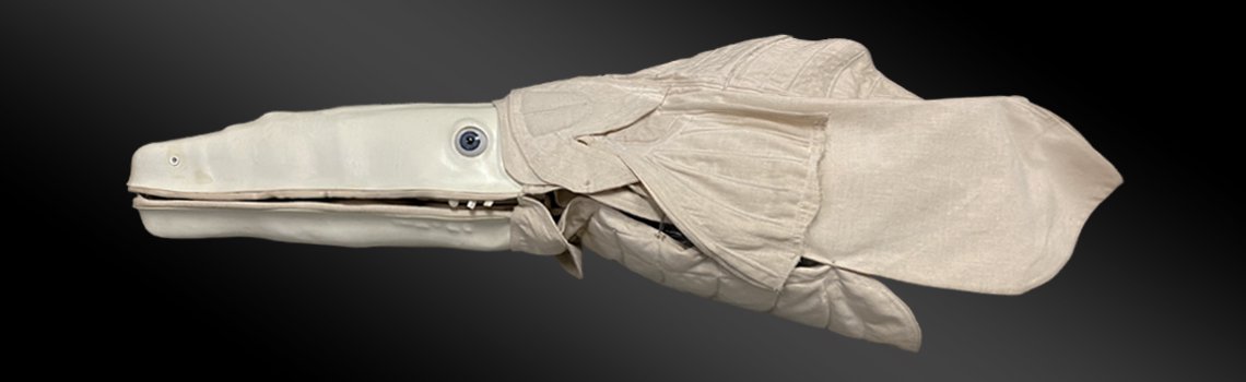 alligator head puppet made from paper mache