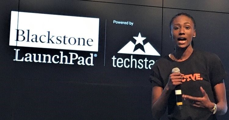 kelsey at techstars event