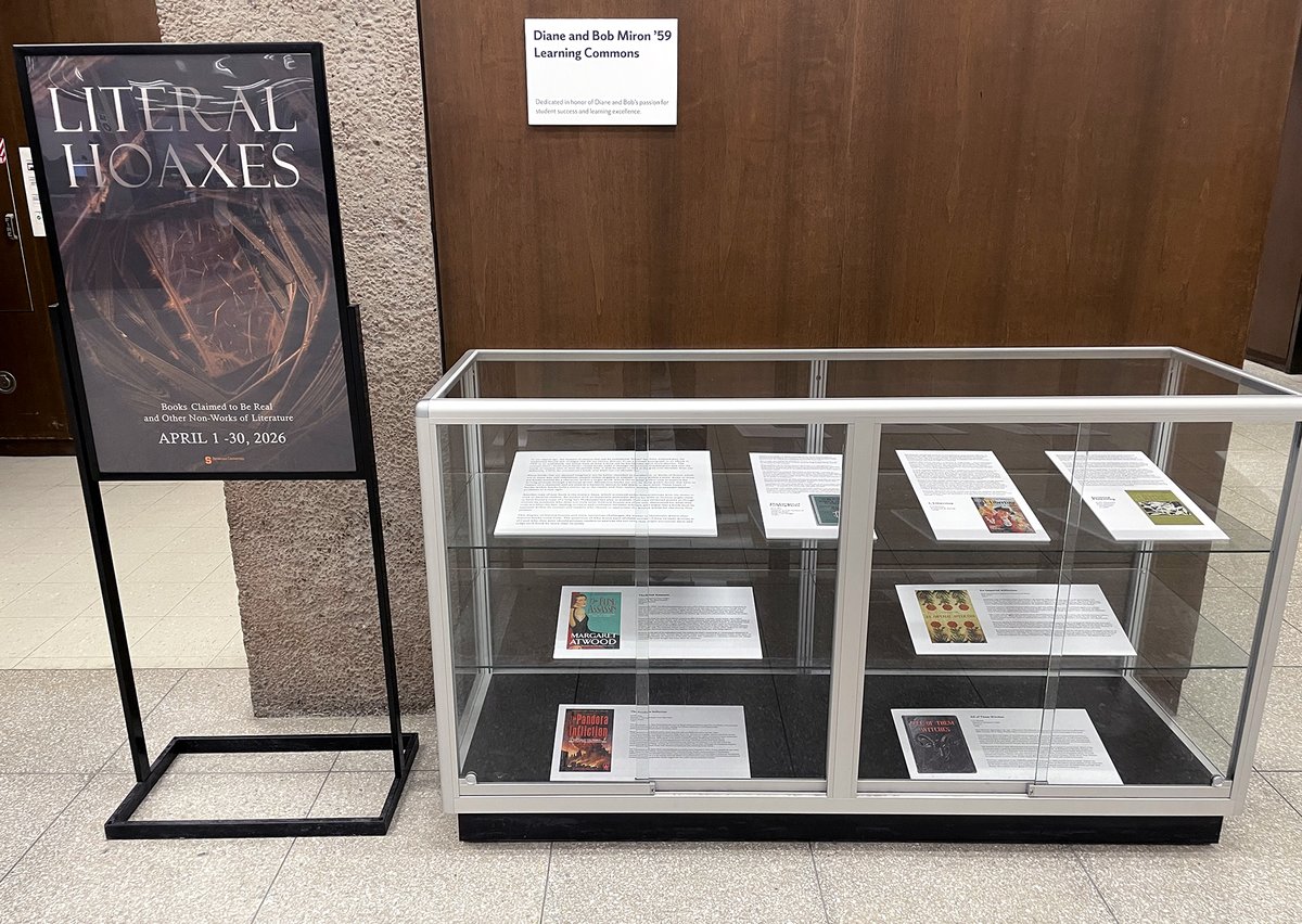 display case of Literal Hoaxes