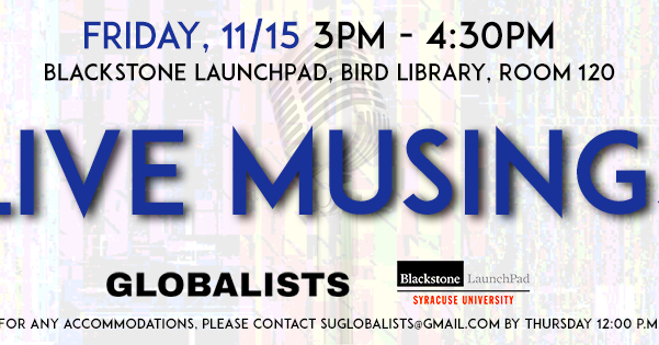 Live musings digital flyer