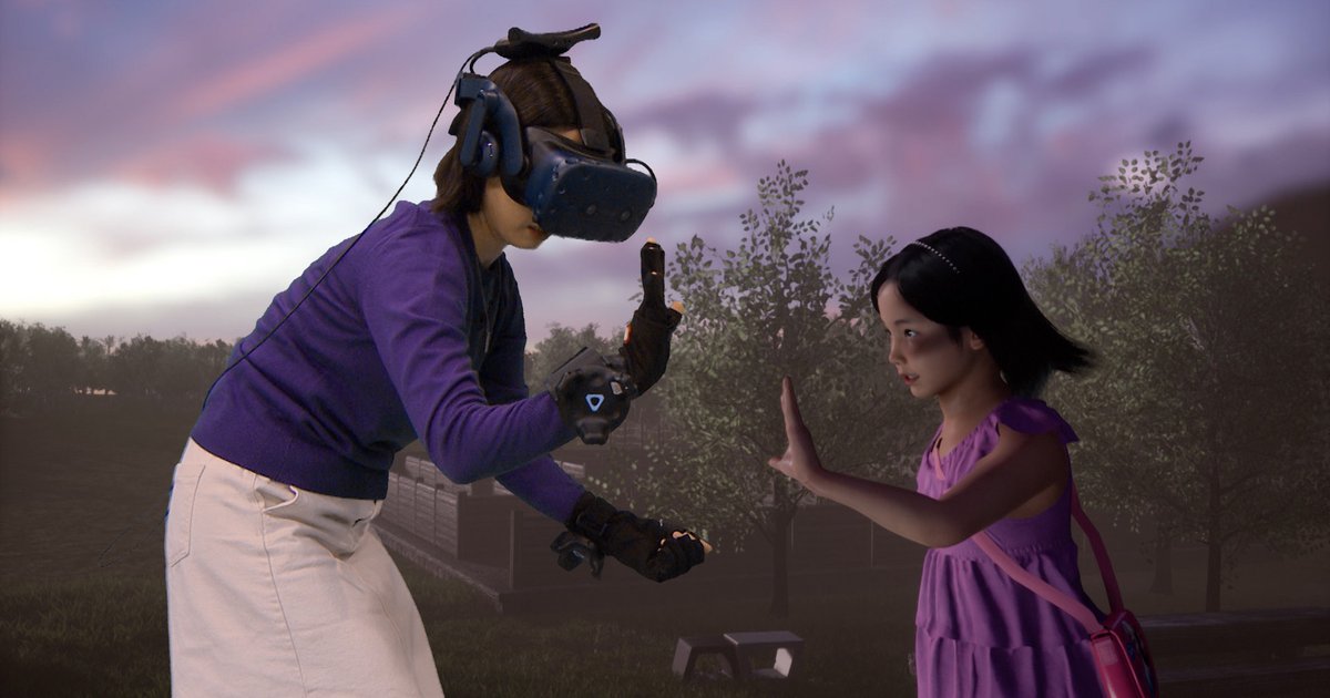 mother meets recreation of deceased child in VR