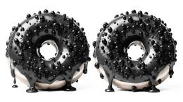 black donuts