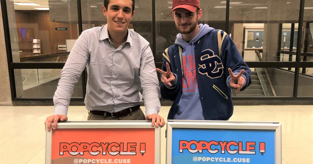 popcycle team stand behind popcycle stands