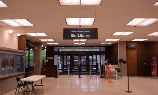 main floor of Bird Library