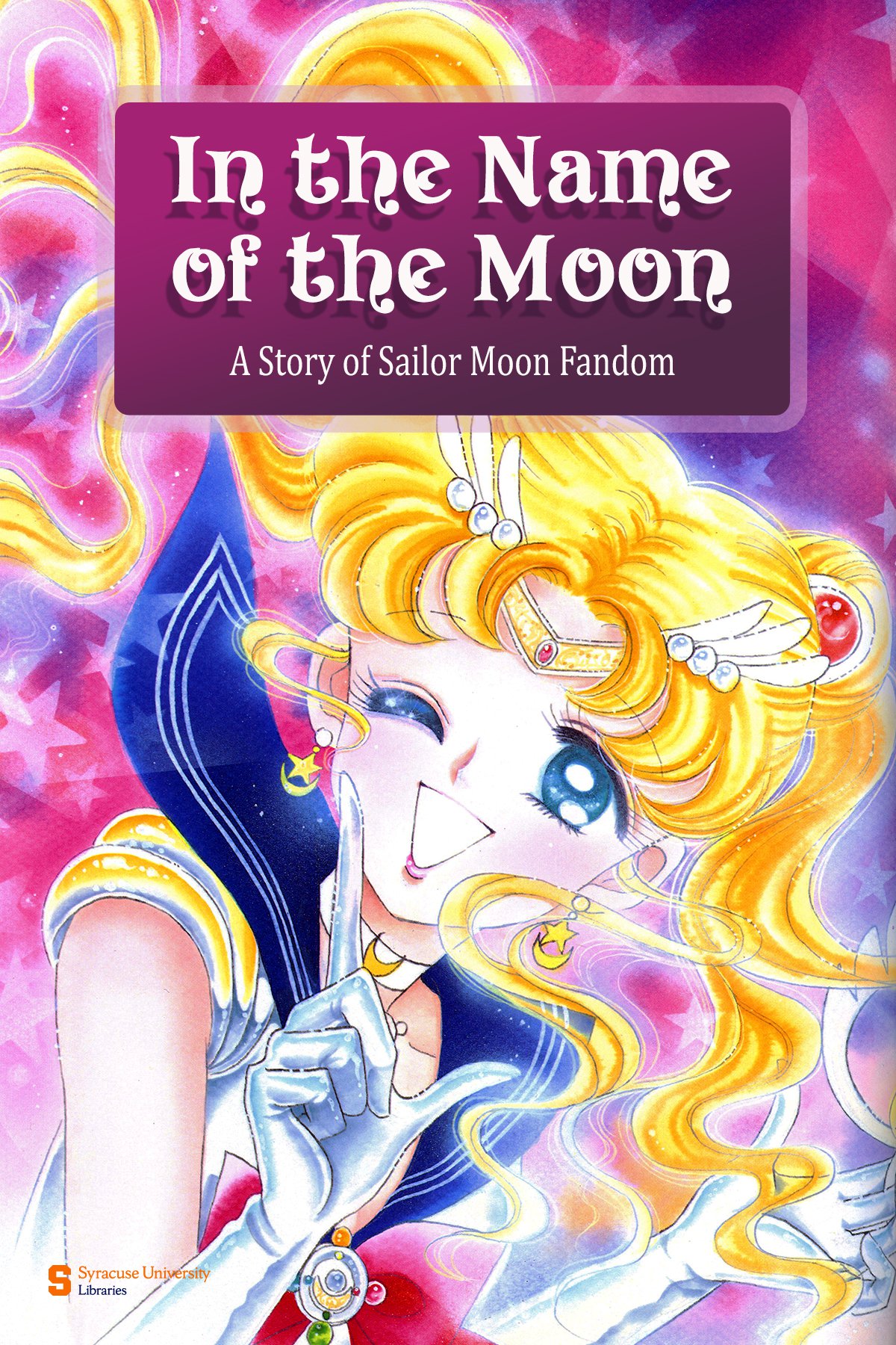 In the name of the Moon. With illustration of Sailor Moon anime