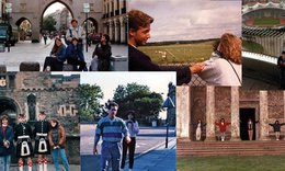 collage of scrapbook photos from Study Abroad students Fall 1988 in London