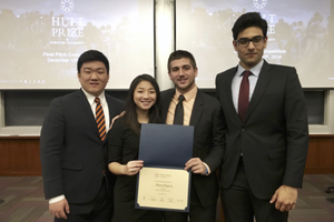 (left to right, Josh Moon, Amanda Chou, Ryan Brinkerhoff and Khalid Khan)