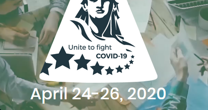 united to fight covid 19 logo