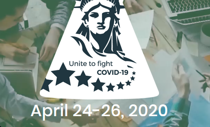 united to fight covid 19 logo