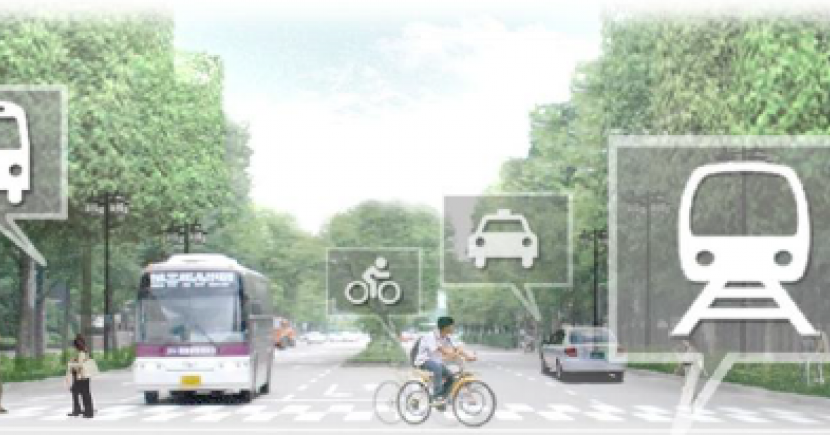 urban transportation icons