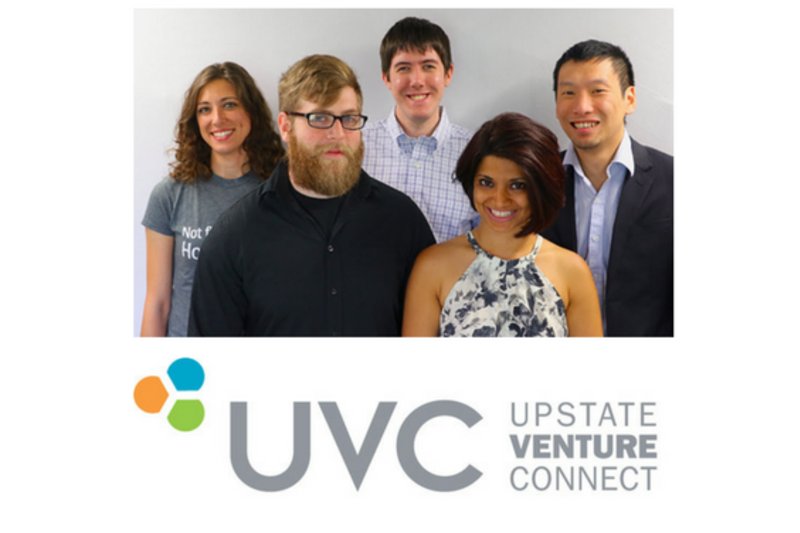 five people with Upstate Venture Connect logo underneath