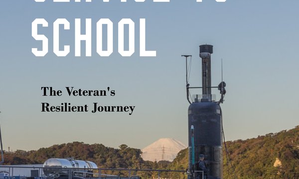 Service to School poster of ships in water